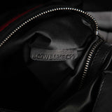 Leather Braided Stitch Hobo Black - Lab Luxury Resale