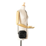 Pre-Owned Chanel CC Quilted Lambskin Octagon Camera Case Black