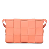 Calfskin Intrecciato Cassette Crossbody Pink - Lab Luxury Resale