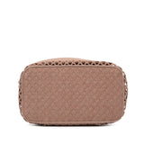 Mesh Embroidered Diortravel Vanity Case Pink - Lab Luxury Resale