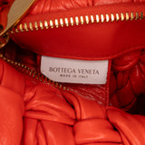 Foulard Intrecciato Calfskin Banana Hobo Red - Lab Luxury Resale