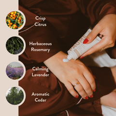PAUME Probiotic Hand Balm in a tube, featuring smooth texture and natural ingredients, designed to nourish and hydrate hands.