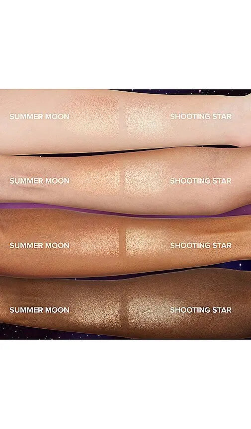 Too Faced Moon Crush Highlighter in Summer Moon, new in box, showcasing shimmering powder with a celestial glow.