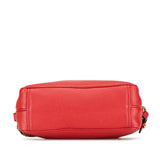 Vitello Phenix Double Zip Camera Bag Red - Lab Luxury Resale