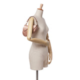 Mini Satin Crystal Embellished Saddle Bag Pink - Lab Luxury Resale