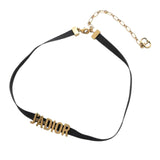 Dior Nylon Grosgrain Ribbon JAdior Choker Necklace