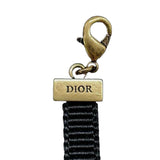 Nylon Grosgrain Ribbon JAdior Choker Necklace Black - Lab Luxury Resale