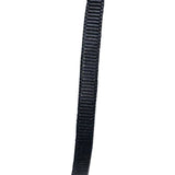 Nylon Grosgrain Ribbon JAdior Choker Necklace Black - Lab Luxury Resale