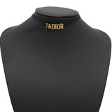 Nylon Grosgrain Ribbon JAdior Choker Necklace Black - Lab Luxury Resale