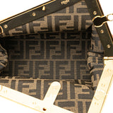 Small Nappa Fendi First Crossbody Orange - Lab Luxury Resale