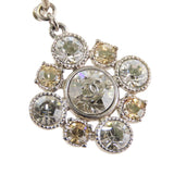 CC Silver Plated Crystal Dangle Earrings Silver - Lab Luxury Resale