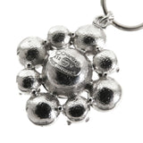 CC Silver Plated Crystal Dangle Earrings Silver - Lab Luxury Resale