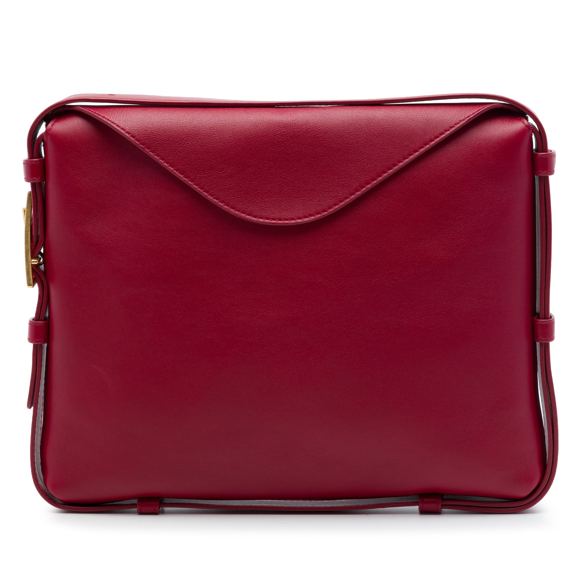 Calfskin Cradle Shoulder Bag Red - Lab Luxury Resale