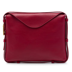 Calfskin Cradle Shoulder Bag Red - Lab Luxury Resale