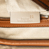 Leather Puzzle Clutch Brown - Lab Luxury Resale