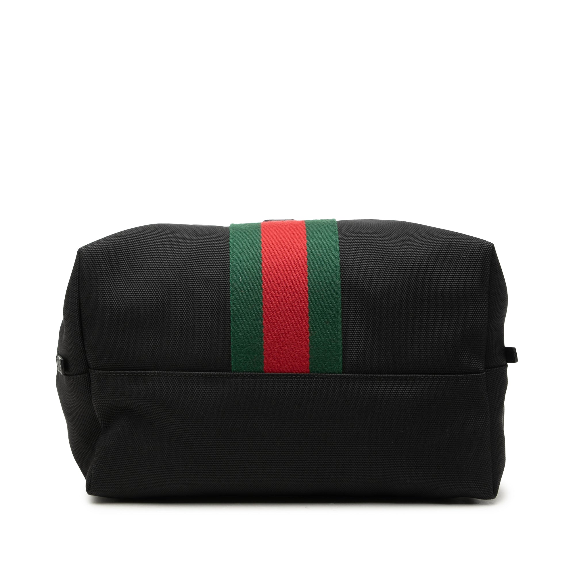 Canvas Techno Web Fold Over Backpack Black - Lab Luxury Resale