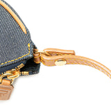 Mini Denim Saddle Pochette Blue - Lab Luxury Resale