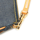 Mini Denim Saddle Pochette Blue - Lab Luxury Resale