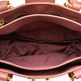 Goatskin Madras Leather Satchel Pink - Lab Luxury Resale