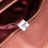 Goatskin Madras Leather Satchel Pink - Lab Luxury Resale