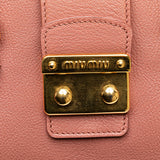 Goatskin Madras Leather Satchel Pink - Lab Luxury Resale