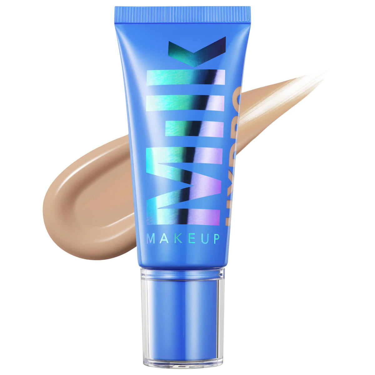 Milk Makeup Hydro Grip 12-Hour Hydrating Gel Skin Tint in various shades, showcasing the lightweight, hydrating beauty product.