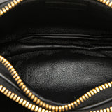 Studded Nappa Double Zip Pouch Black - Lab Luxury Resale