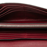 Leather Puzzle Continental Wallet Red - Lab Luxury Resale