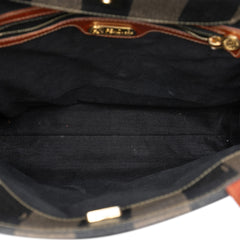 Pequin Coated Canvas FF Convertible Backpack Brown - Lab Luxury Resale