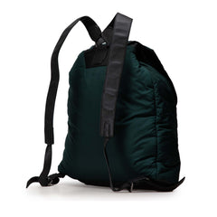 Nylon Motocross Classic Traveler Backpack Green - Lab Luxury Resale