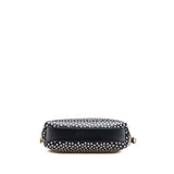 Toy Calfskin Polka Dot North South Shopping Tote Black - Lab Luxury Resale