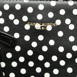 Toy Calfskin Polka Dot North South Shopping Tote Black - Lab Luxury Resale