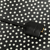 Toy Calfskin Polka Dot North South Shopping Tote Black - Lab Luxury Resale