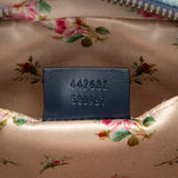 Small GG Marmont Matelasse Denim Pearly Crossbody Blue - Lab Luxury Resale