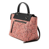 Micro Tweed Belt Satchel Black - Lab Luxury Resale