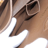 Medium Classic Tweed Double Flap Brown - Lab Luxury Resale