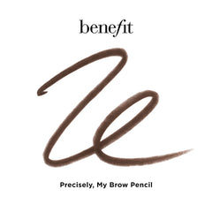 Swatch image of Benefit Cosmetics Precisely, My Brow Pencil waterproof eyebrow definer in various shades for natural-looking brows.