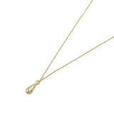 18K Yellow Gold Elsa Peretti Teardrop Pendant Necklace Gold - Lab Luxury Resale