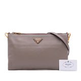 Vitello Daino Crossbody Brown - Lab Luxury Resale