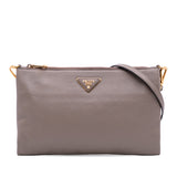 Vitello Daino Crossbody Brown - Lab Luxury Resale