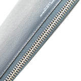 Grain De Poudre Zip Clutch Blue - Lab Luxury Resale