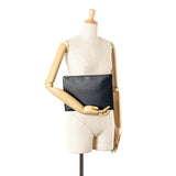 Grain De Poudre Zip Clutch Blue - Lab Luxury Resale