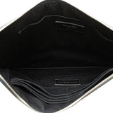 Grain De Poudre Zip Clutch Blue - Lab Luxury Resale