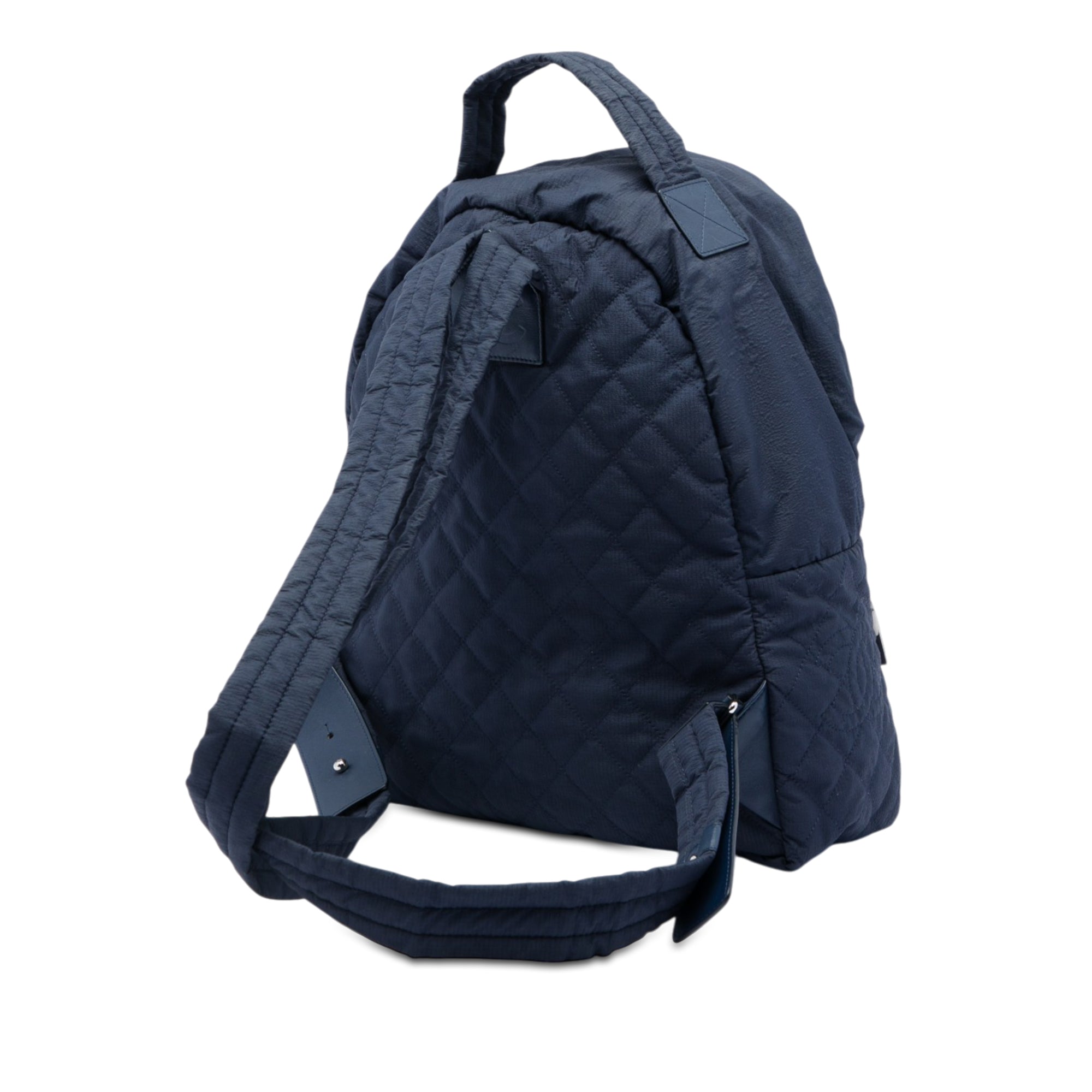 CC Quilted Nylon Sport Line Backpack Blue - Lab Luxury Resale