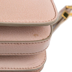 Tom Ford Medium Leather Natalia Crossbody Bag in pink with sleek design and gold-tone hardware.