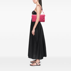 Matelasse Nappa Crystal Chain Satchel Pink - Lab Luxury Resale