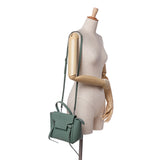 Celine Nano Grained Calfskin Belt Bag Green