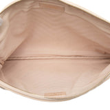 Large Chevron Caviar O Case Clutch Beige - Lab Luxury Resale