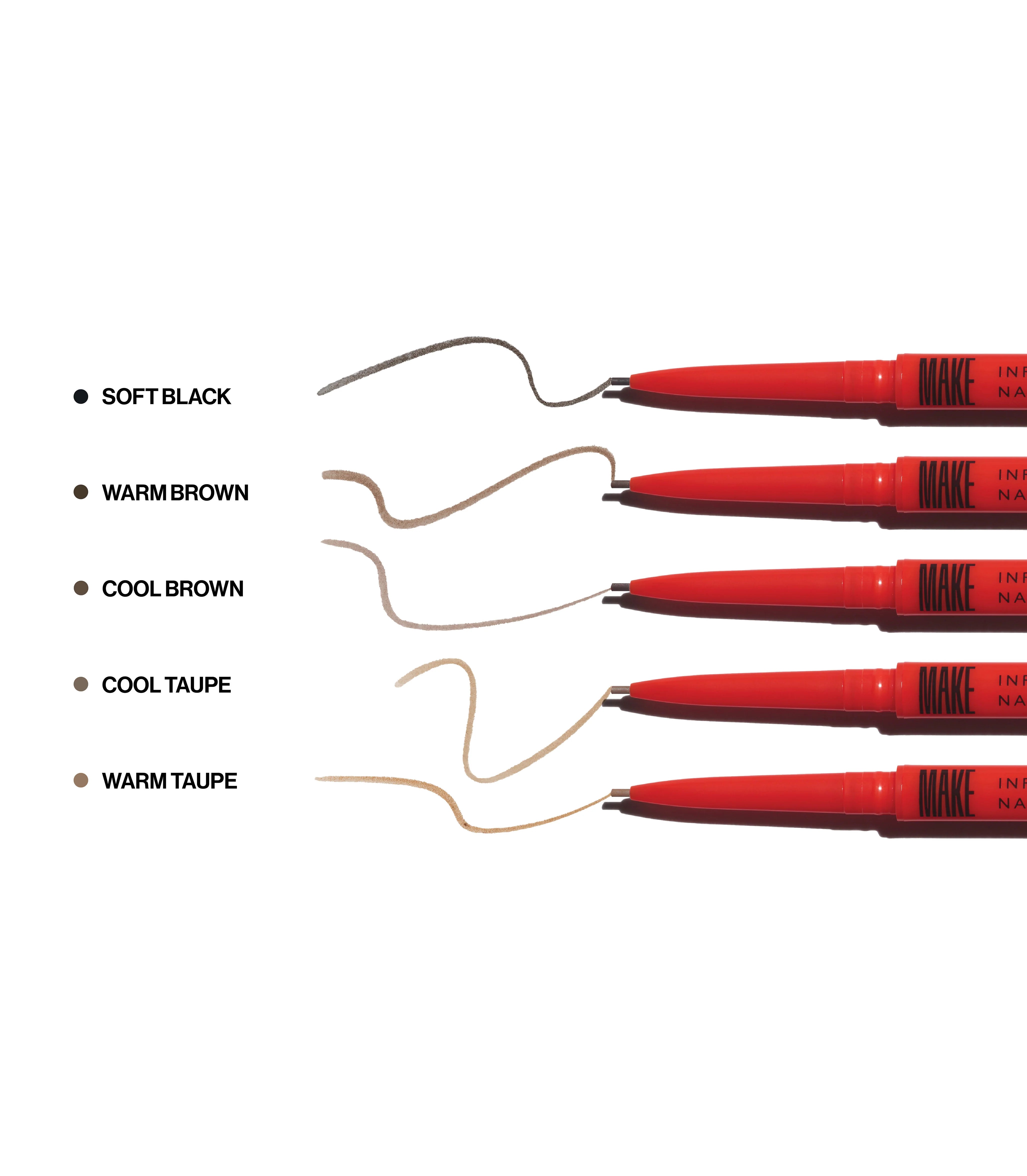 MAKE Infinite Brow Nano Pencil (several Shades) NIB - LAB