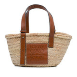 Small Raffia Basket Tote Brown - Lab Luxury Resale